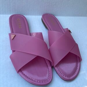 New GUESS Women’s Pink Sandals SZ 8